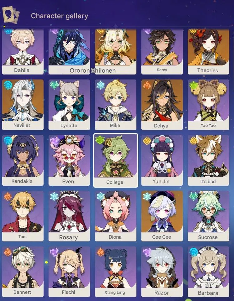 GI1390 High AR55 Lumine Account with Tiori C3, Dehya C1, 12 Legendary, Rich Resources 